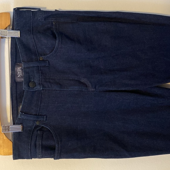 NYDJ Alina legging jeans size 6 long, dark denim - Picture 2 of 6